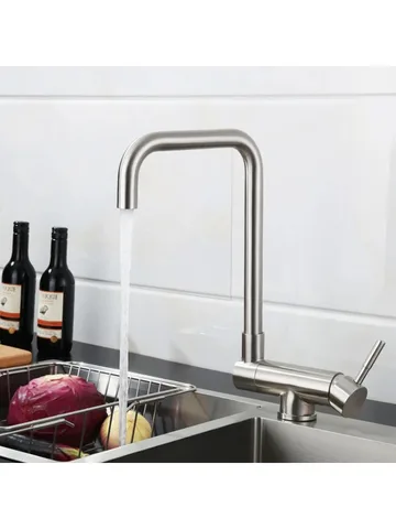 2-модельный смеситель для кухонной мойки, складной вращающийся смеситель с одной ручкой, монтируемый на столешнице, смеситель для горячей и холодной воды, смеситель для умывальника