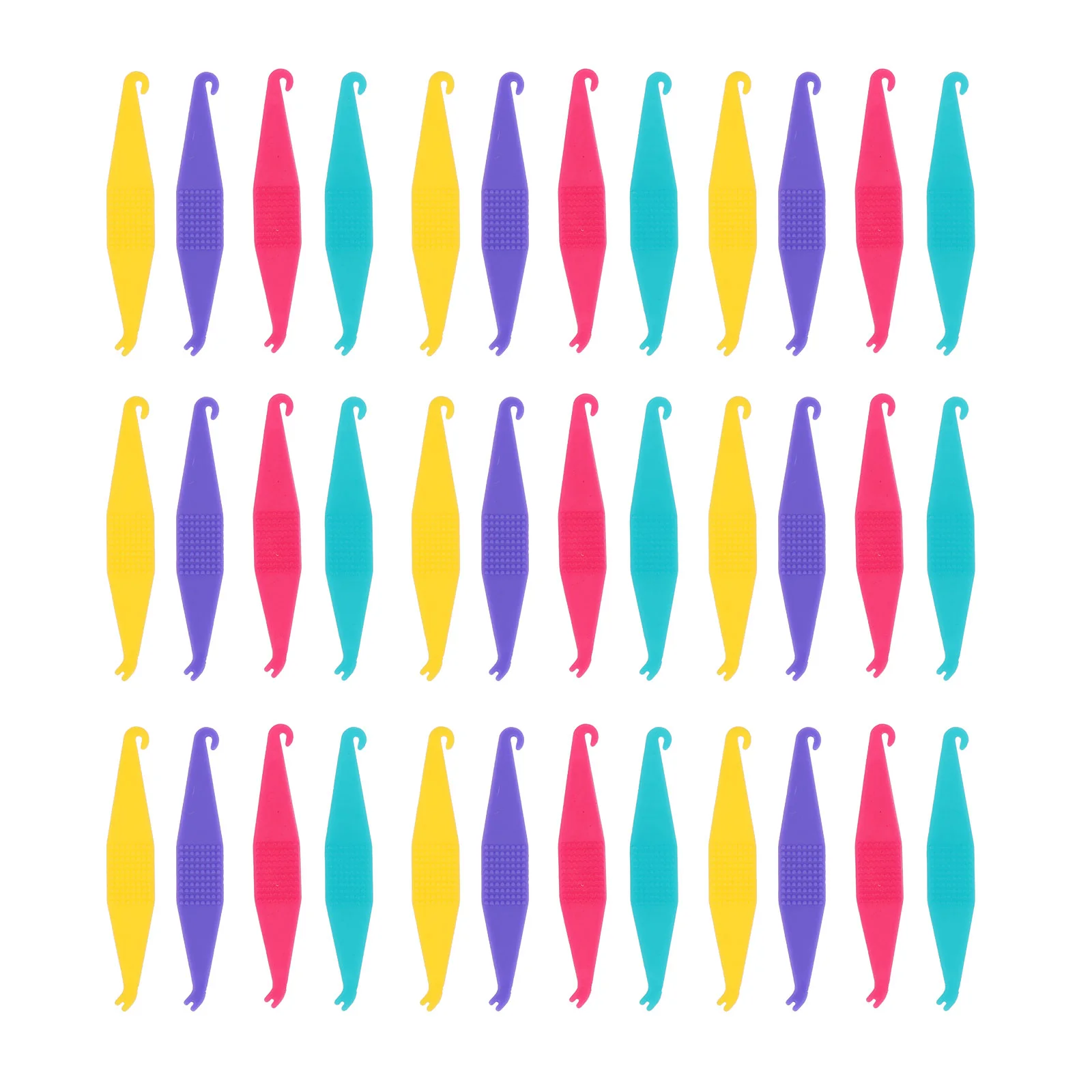

50Pcs Orthodontic Rubber Band Placers Rubber Hooks Elastic Rubber Hooks (Mixed Color)