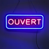 wholesale ouverte sign logo advertising light board shopping mall bright animated motion neon business store billboard us eu plu