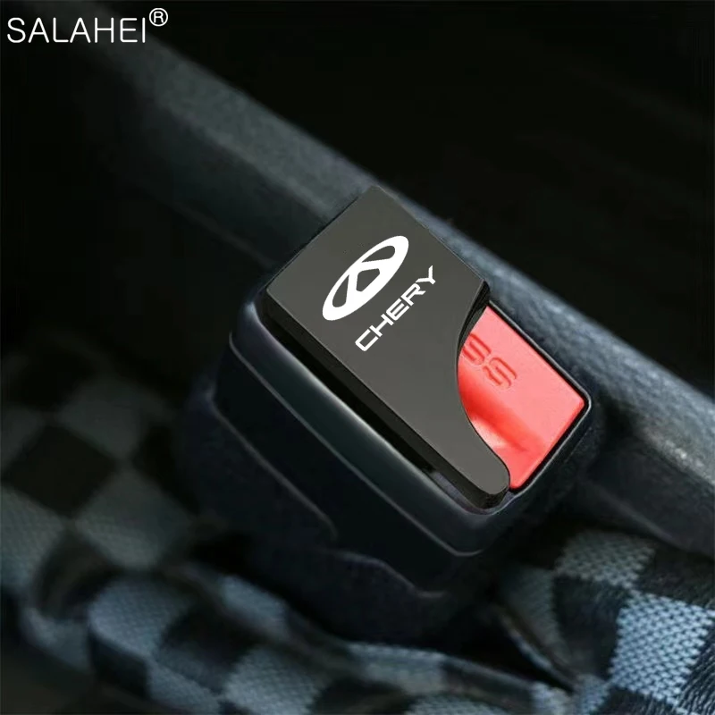 

Hidden Car Safety Belt Buckle Clip Plug Seat Alarm Canceler Stopper For Chery Tiggo 3 4 5 7 3X 5X PRO 8 Arrizo 5 GX Accessories