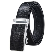 2022 new genuine leather mens belt cowhide strap for male automatic buckle belts for men alloy new arrival buckle black belts