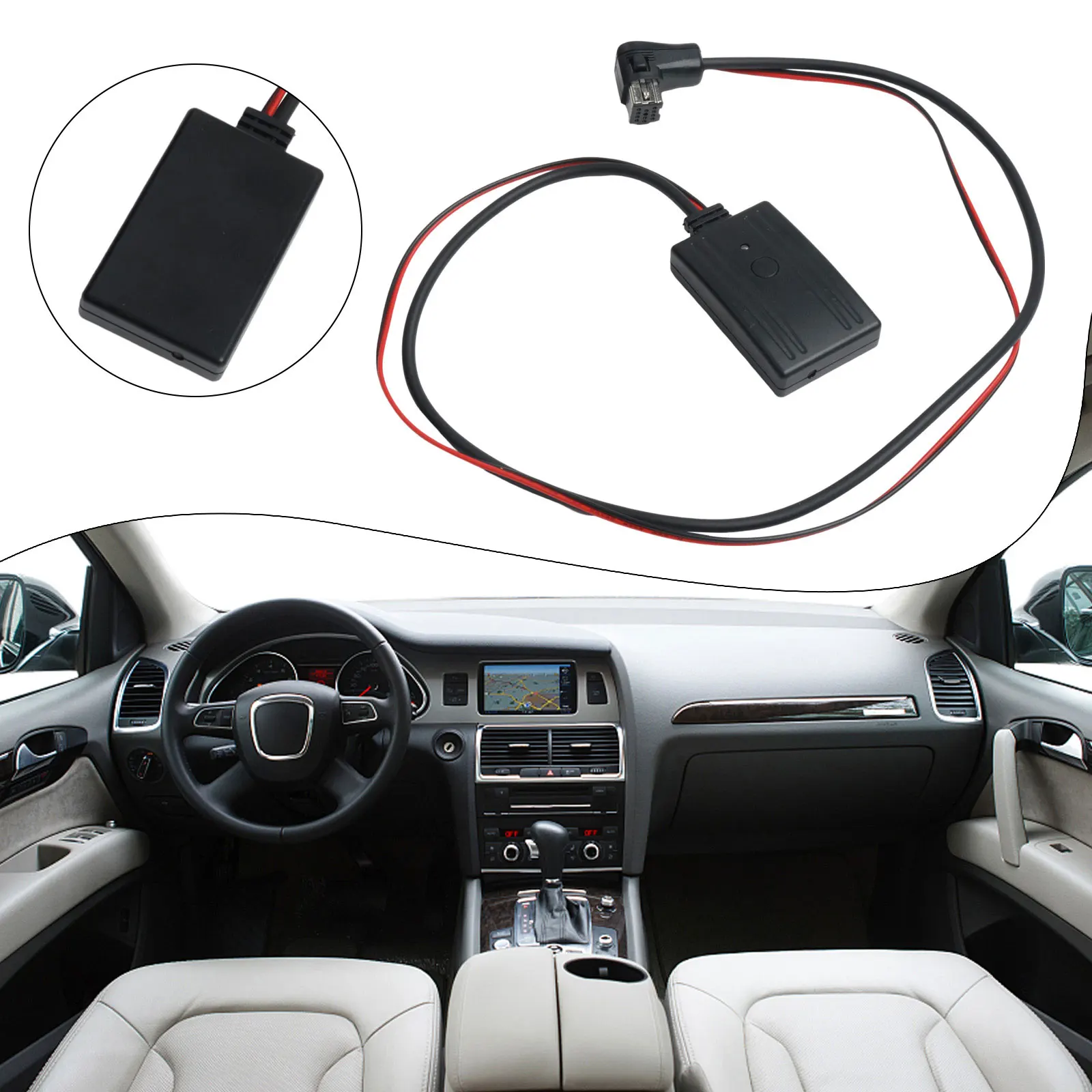 Автомобильный адаптер AUX входной совместимость напряжения 5-12 В антикоррозийная