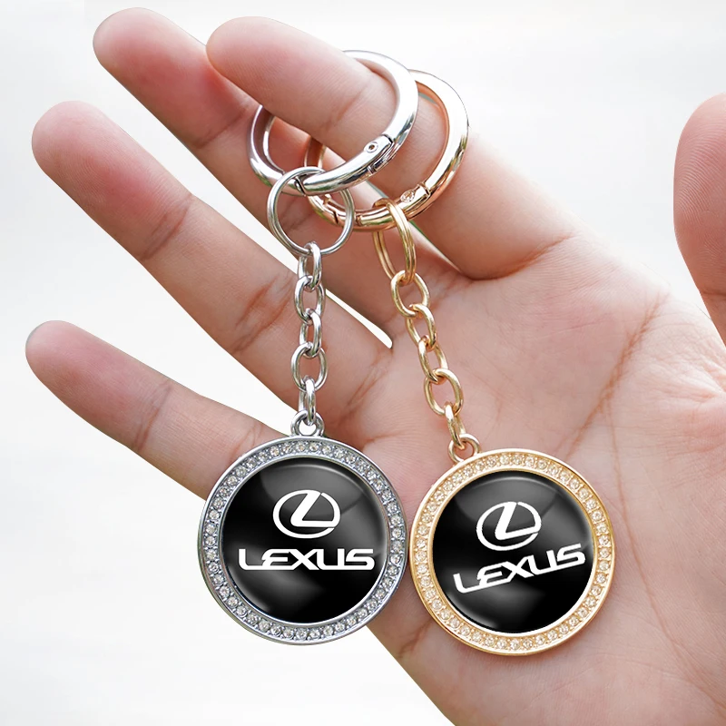 Lexus автомобильный брелок с бриллиантами для ключей из сплава подвеска аксессуары