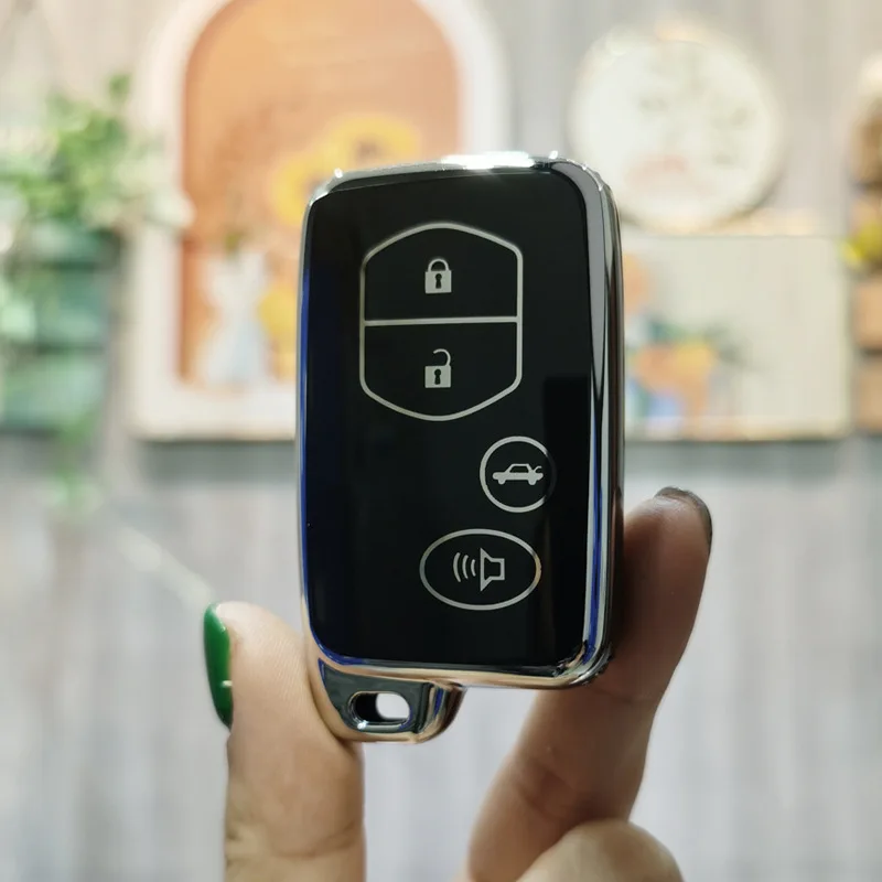 

Брелок с кнопкой 2/3/4, для Toyota Camry Prius Land Cruiser Prado 150 Crown для Subaru Foreste XV, чехол из ТПУ с дистанционным управлением для автомобиля