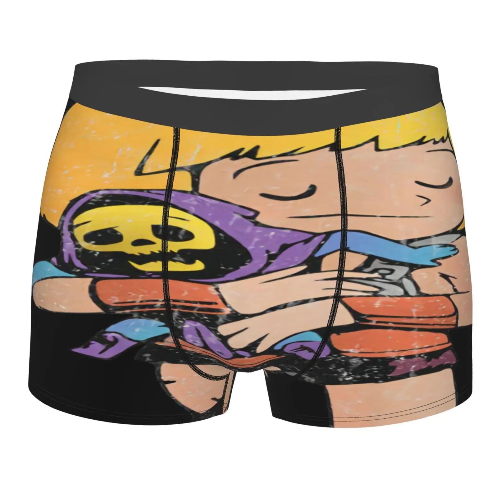 

Трусы-боксеры мужские из полиэстера, с карманом