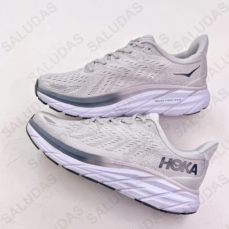 HOKA Sneakers Clifton 8 Ultra Light Elastic Running Shoes Men Multi Color Couple Jogging Shoe Mesh Breathable Tennis Shoes Women