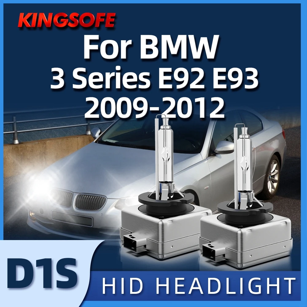 

KINGSOFE 12V 35W Hid Xenon Bulb D1S Auto Headlight 6000K Car Accessories For BMW 3 Series E92 E93 2009 2010 2011 2012