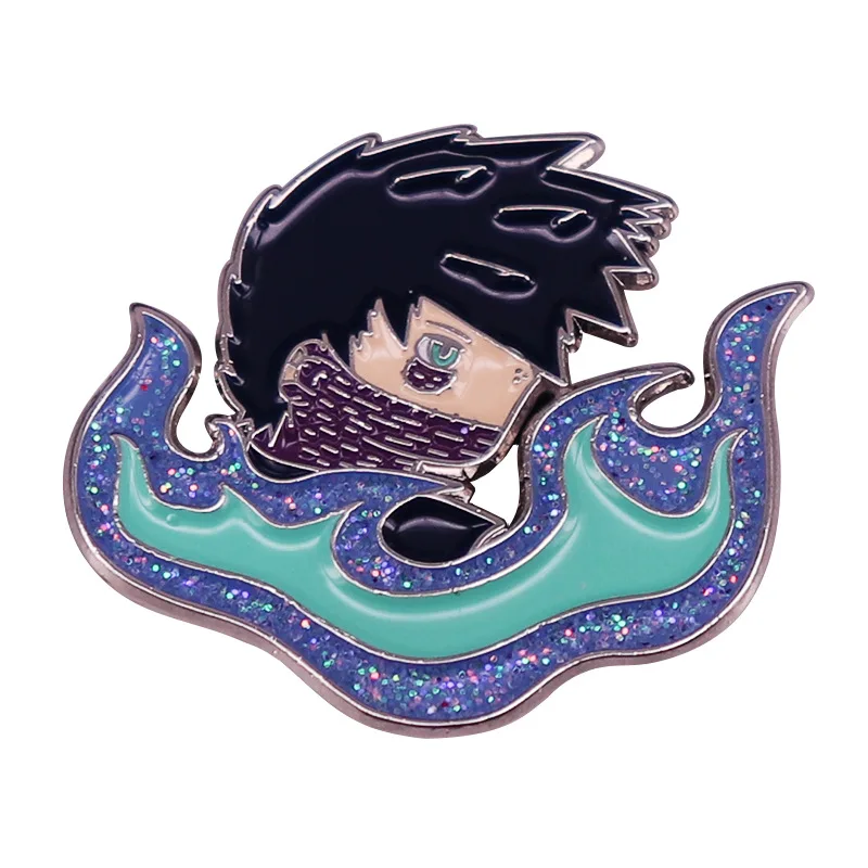 

1 Pcs Fashion Japan Anime My Hero Academia Enamel Brooch Pins Dabi Metal Badges for Bag Clothes Toys Fans Collection Gifts