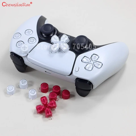 1 шт., сменная кнопка с кристаллами для контроллера PS5, Dpad и ABXY, триггерная кнопка, запасные части для PS5 V1 V2 V3, вариант