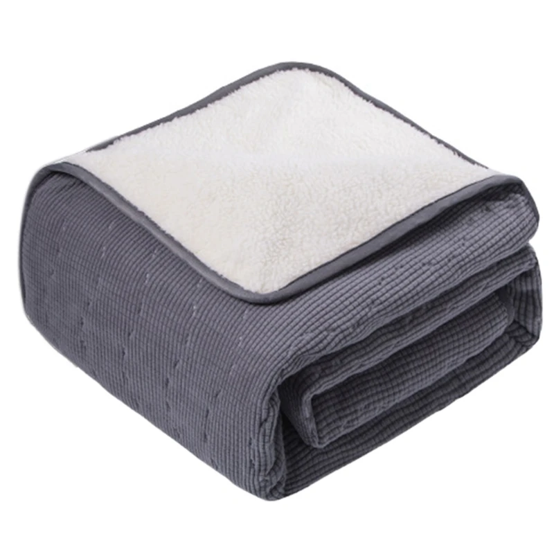 

X6HD Electric Heating Blanket Double Side Lamb Fleece Grandmother Grandfather