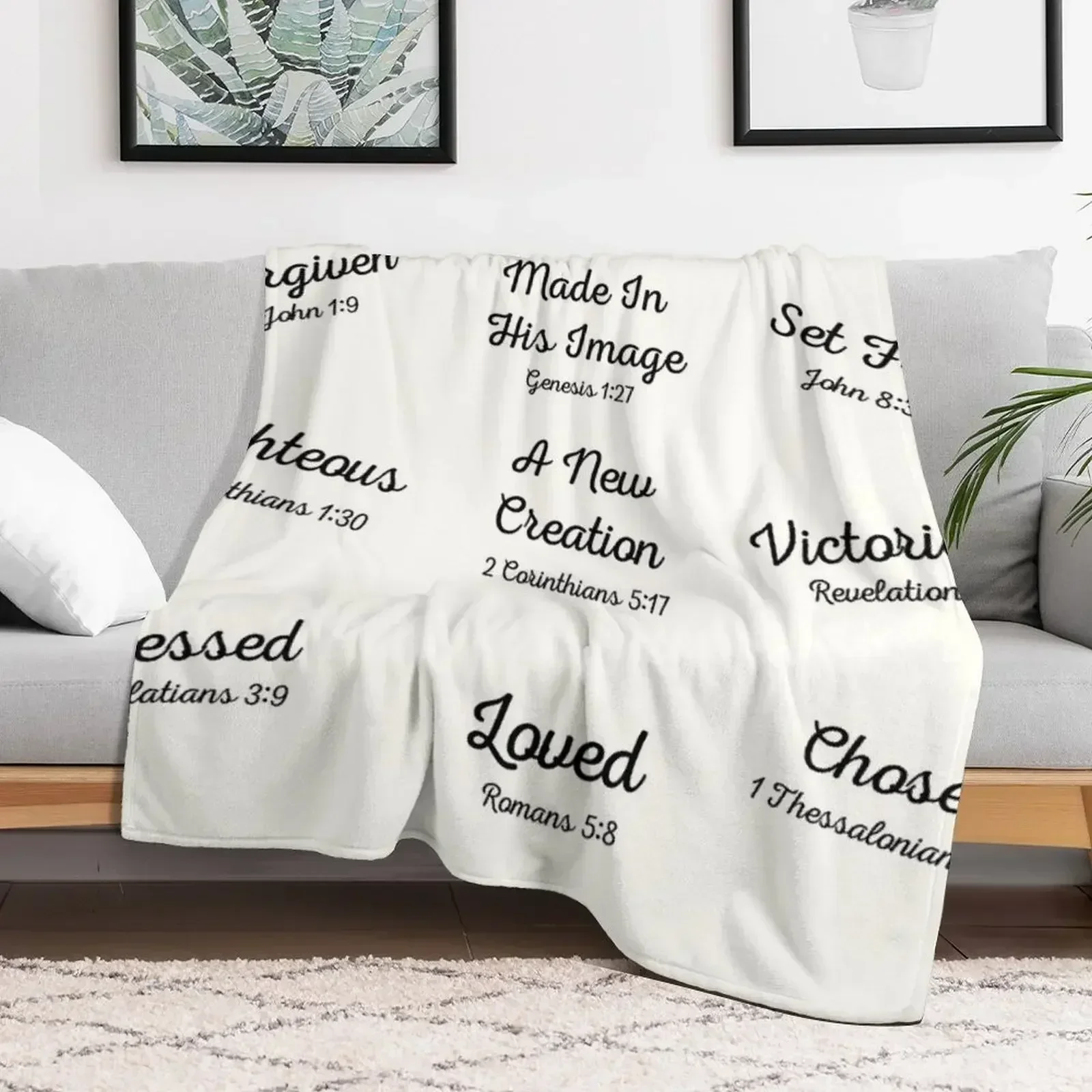 Бог говорит что я христианские библейские стихи пледы диван постельное белье