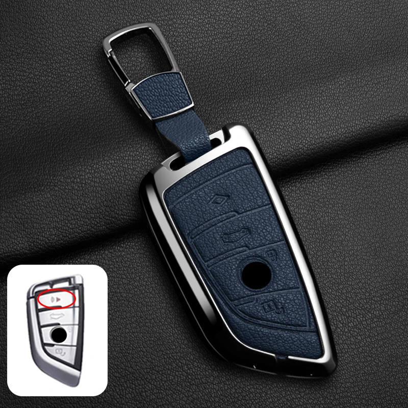 

Чехол для автомобильного ключа из цинкового сплава для BMW X1 X3 X5 X6 X7 1 3 5 6 7 серии G20 G30 G11 F15 F16 G01 G02 F48 Защитная оболочка Аксессуары
