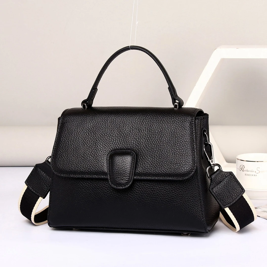 

High quality fashion new women's bags top leather banquet large capacity casual messenger bag all-match trend shoulder handbag