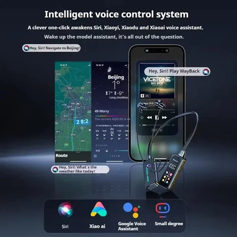 Беспроводные геймерские наушники с шейным ремешком Bluetooth 5.4