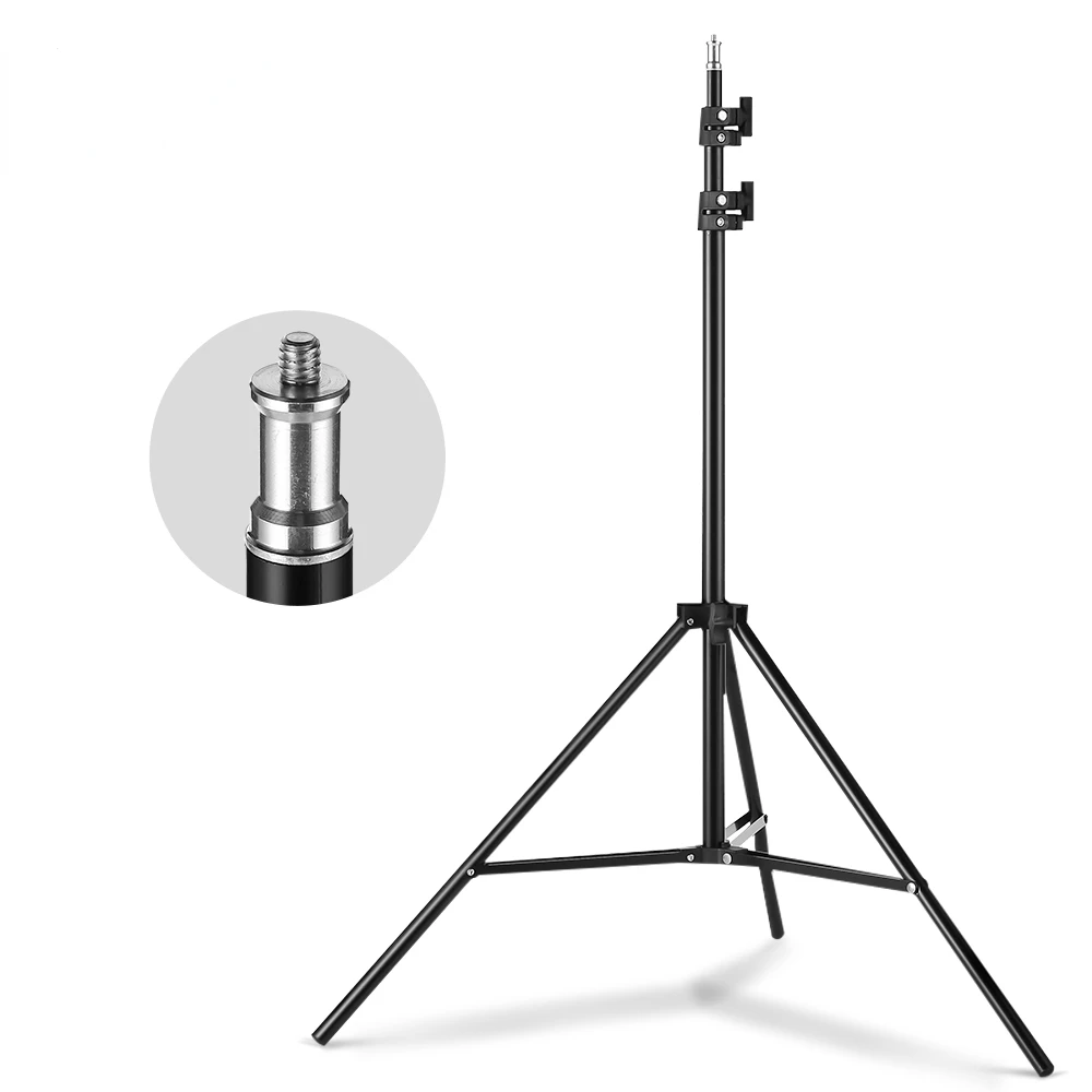 

2M 1/4 Screw Light Stand Tripod For Photo Studio Softbox Video Flash Umbrellas Reflector Lighting Stand