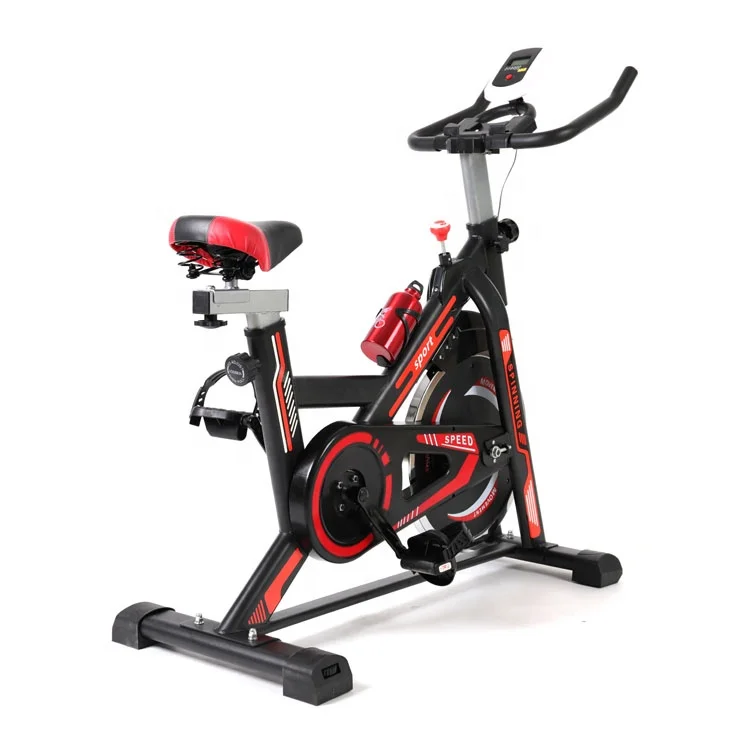 

13 KGS Spin Trainer Gym Flywheel Adjustable Stationary Belt Home Indoor Bicycle Cycling Spinning Magnetic Sport Exercise Bike