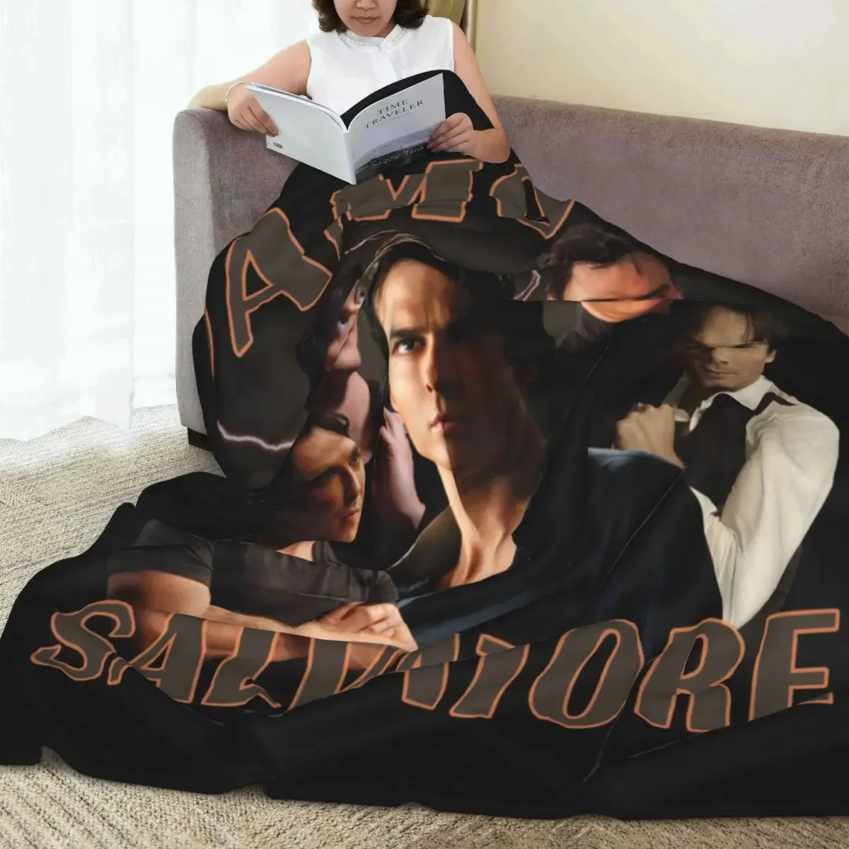 Фланелевое одеяло Damon Salvatore