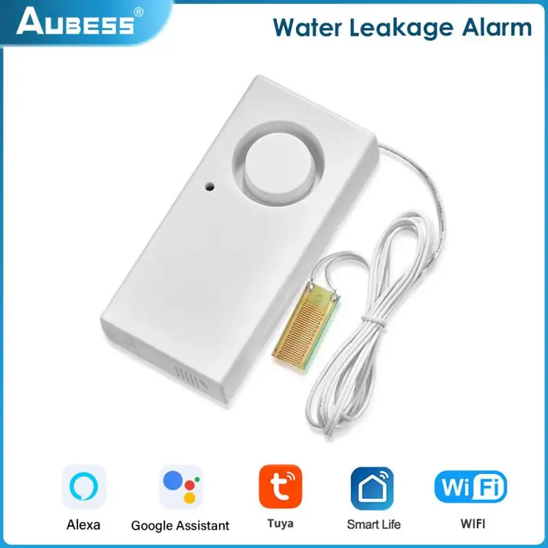 Датчик утечки воды Tuya детектор независимый Wi-Fi датчик защита дома сигнализация