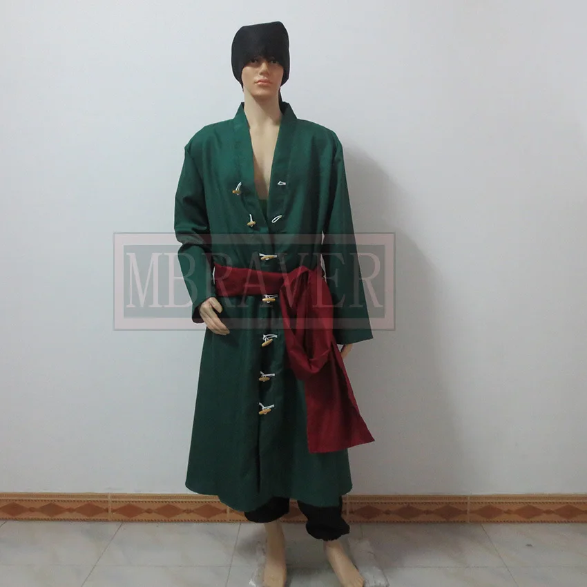 

One Piece Roronoa Zoro Two Years Later Cosplay Costume Halloween Uniform Custom Made Any Size