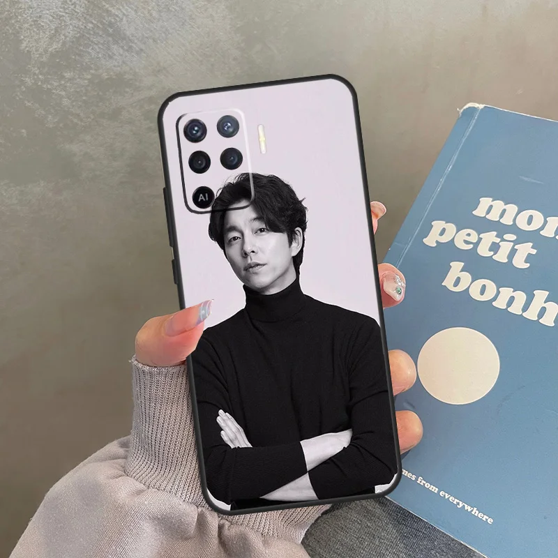 Чехол Kpop Gong Yoo для Oppo A40 A60 A80 A98 A78 A18 A38 A58 A16 A76 A96 A17 A77 A74 A94 A54 A57S A15 Cover