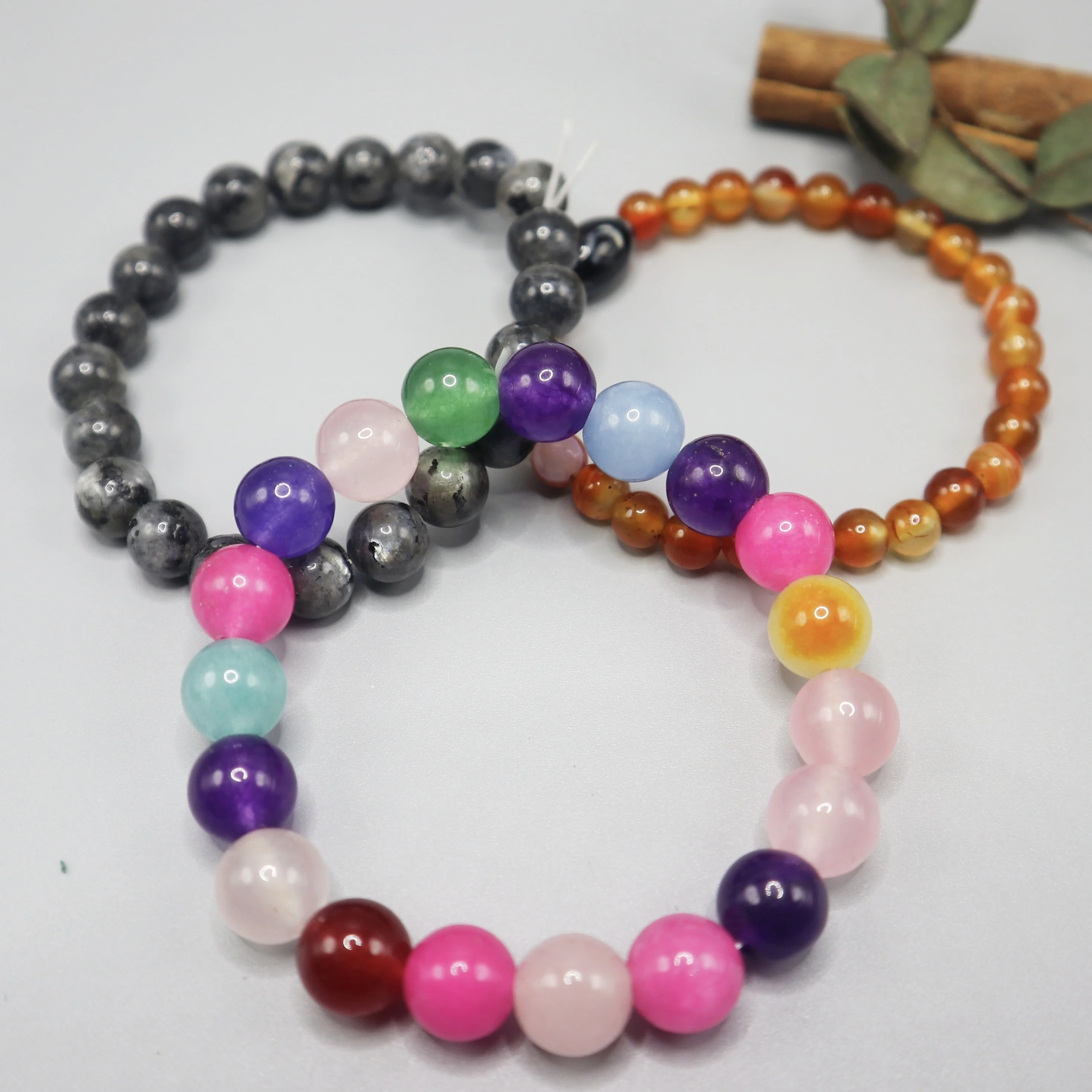 Бирюзовый браслет в богемном стиле, мужской браслет с бусинами, браслет с тремя петлями может использоваться как подарок на шею и цепочку