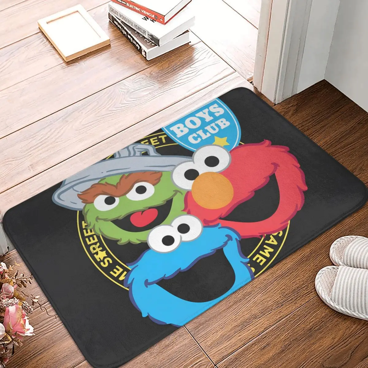 

Коврик для ванной комнаты с серией «Улица Сезам 80-х», для мальчиков, клубов, монстров, Придверный коврик, кухонный ковер, уличный коврик, украшение для дома