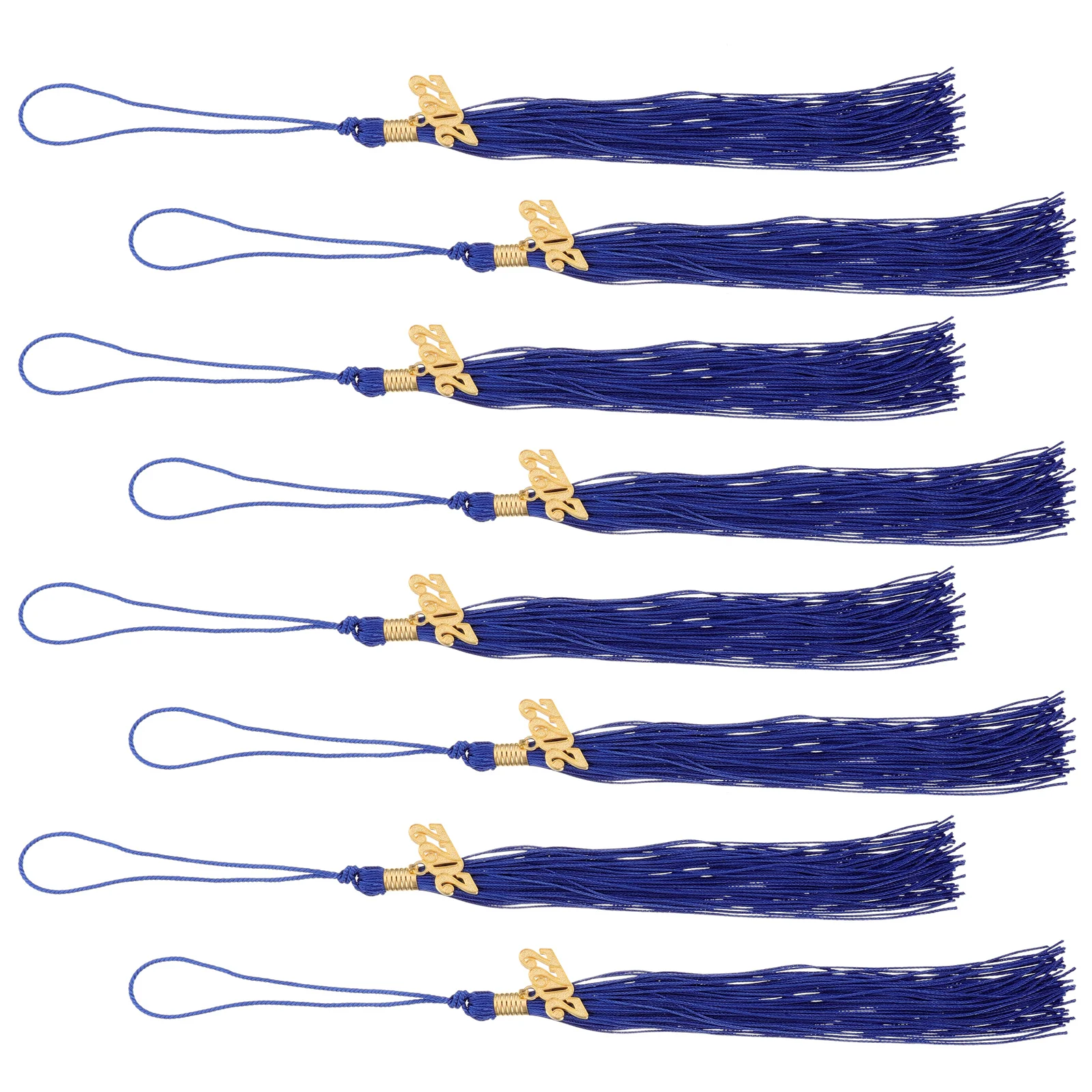 

8 Pcs Polyester Graduation Doctoral Hat Tassel Pendants Graduation Supplies