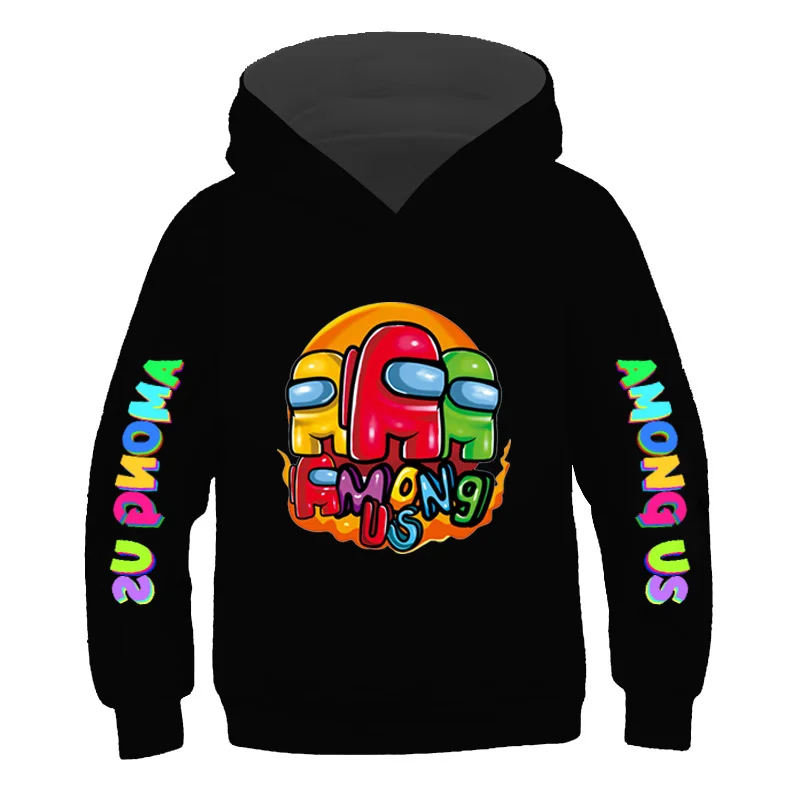 

2022 Autumn Winter Among Us New Design 4-14 Years Children Among Us Impostor Sweatshirt For Kids Baby Boy Game Impostor Hoodies