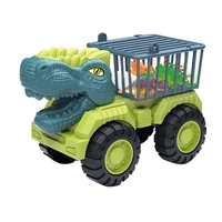 dinosaur shape engineering vehicle toys non toxic eco friendly material training childs grasping ability for children boys gift