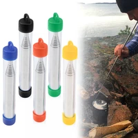 mini portable fire bellows collapsible stainless steel fire blower pipr campfire tool for camping hiking wholesale