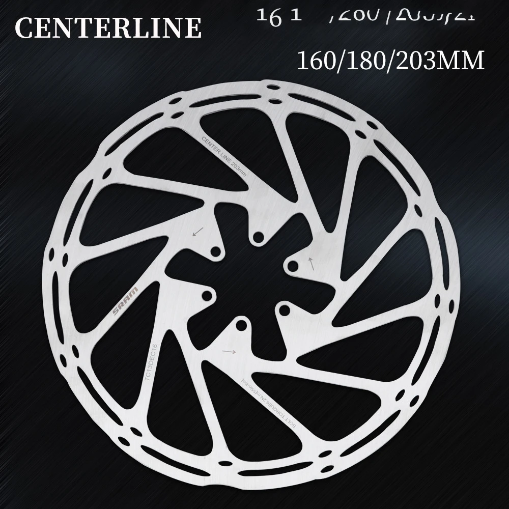 MTB bike Centerline brake disc 160mm 180mm 203mm Stainless Steel Hydraulic Brake Disc Rotors Road six stud |