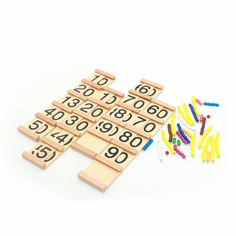 

Montessori Materials Learning Materials Ten Boards Number Kids Toys Educational Learning Activities Toys For Children D86Y