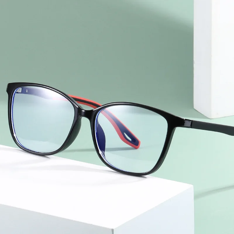 

2023 New Ultra Light TR90 Transparent Spectacle Square Optical Prescription Glasses Frame For Women Man Myopia Eyeglasses 81312
