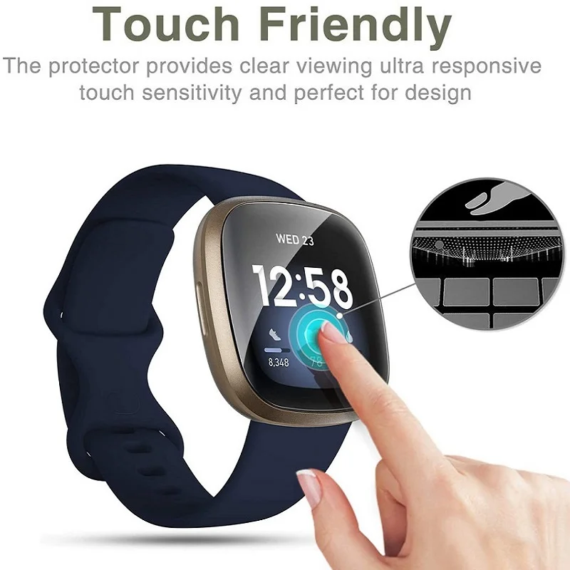 Защитная гидрогелевая пленка для Fitbit Sense 2 Versa 4 3