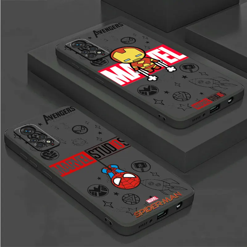 Мягкий чехол для телефона из ТПУ для Redmi Note 10 8 8T 11 Pro 10S 9S 11T 9 7 11S 9T Note11 Note10 4G Capa Marvel Doctor странный Ironman