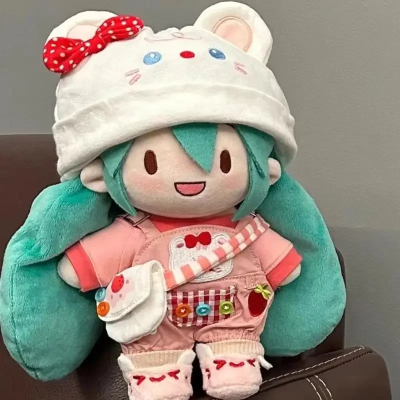 

Новые Аниме Мультфильмы Hatsune Miku Kawaii Плюшевые игрушки Kawaii креативные периферийные мягкие куклы студент и девочка подарок на день рождения