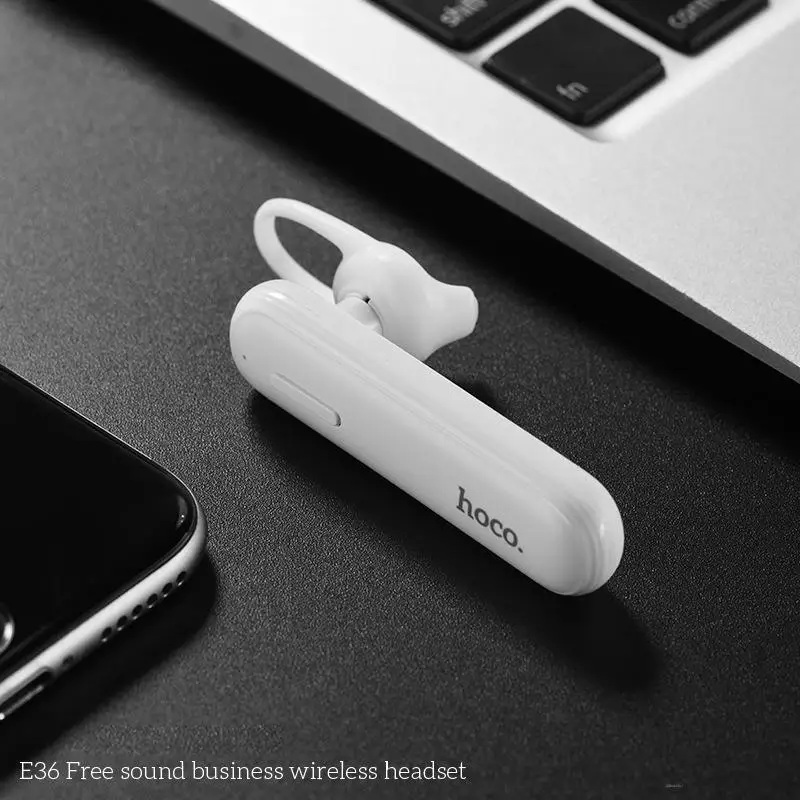 

Hoco E36 New Universal Changyue Business Bluetooth Headset Creative Wireless Single Ear Headset Fashion Music Headset