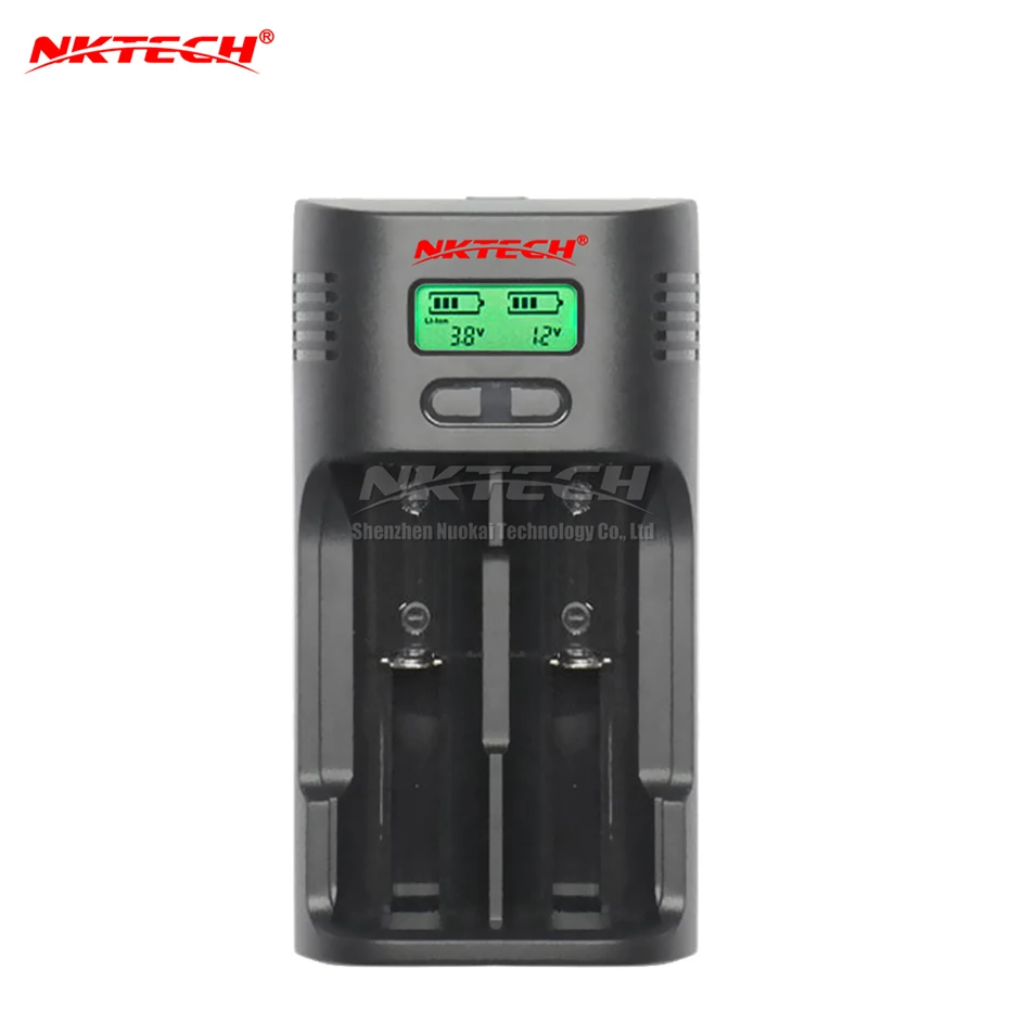 Интеллектуальное зарядное устройство NKTECH T2, ЖК-экран 4,2 в 3,6 В 1,4 в для Soshine 26650 18650 18500 14500 10440 AA AAA Li-Ion Ni-MH LiFePO4