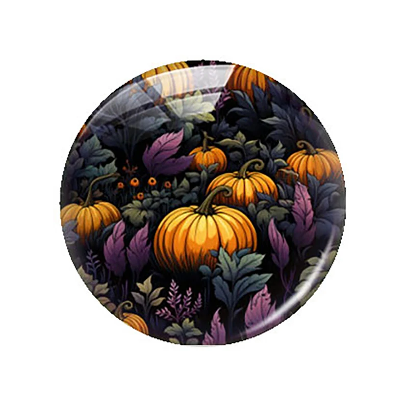 Ручная работа День благодарения тыквы Хэллоуин осенняя фотография стеклянная