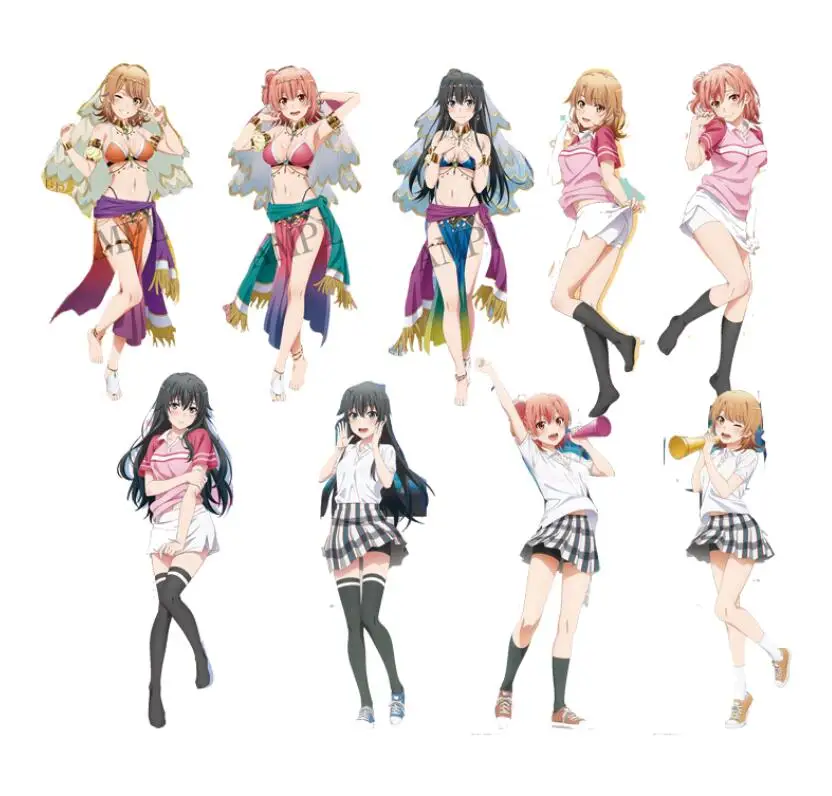 

My Teen Romantic Comedy SNAFU Yukinoshita Yukino Yuigahama Yui Acrylic Figure Stand Figure 1086 Stand Model Plate Toy