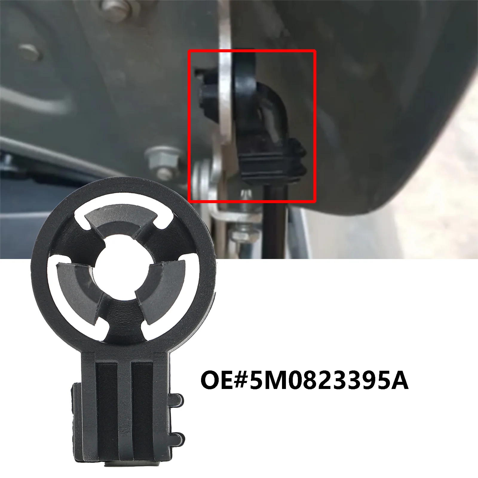 

пластиковый капот двигателя, поддержка капота, стержень, кронштейн, пряжка, зажим для Skoda Fabia II Roomster Octavia Rapid 5M 0823395 A