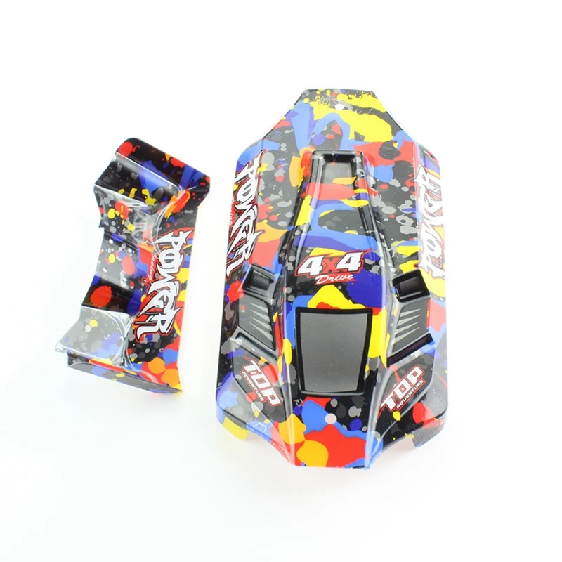 

124007-2484 RC Car Body Shell Car Cover Tail Wing For Wltoys 124007 124017 124019 1/12 RC Car Accessories