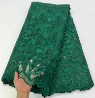 green african sequence lace fabric 2022 embroidered nigerian lace fabrics bridal 2022 high quality lace material