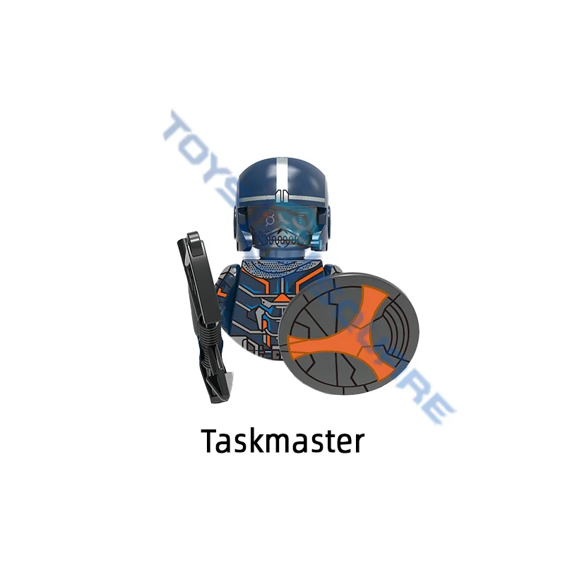 Конструктор Iron Maiden Taskmaster Yelena Черная Вдова красный Хранитель модель кубики MOC