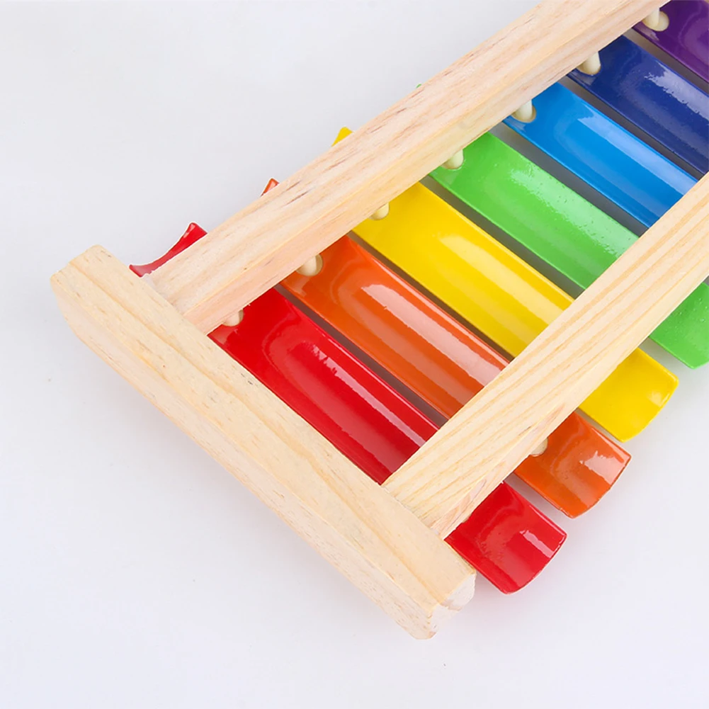 8 Keys Wooden Xylophone Juguetes With Wooden Mallets Percussion Musical Instrument Kids Music Instrument Education Toys enlarge