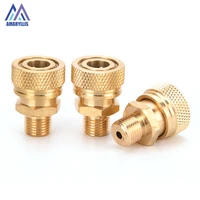 18npt 18bspp m10x1 thread male quick disconnect 8mm air refilling coupler sockets copper fittings pcp paintball pneumatic 3pcs