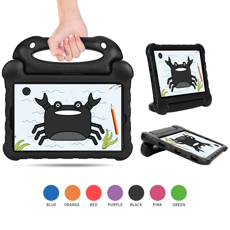 

for Samsung Galaxy Tab A 10.1 2019 Case Kids SM-T510 T515 Hand-held Tablet Shock Proof EVA Stand Cover for Samsung T510/T515