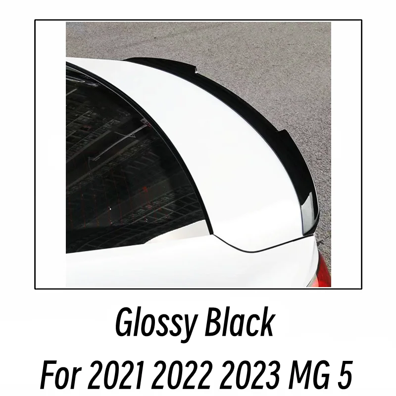 

Для MG 5 2021-2023 Bodykit M4 Стиль Автомобильный задний багажник крышка спойлер Крылья ABS пластик черный углеродный внешний тюнинг аксессуары часть