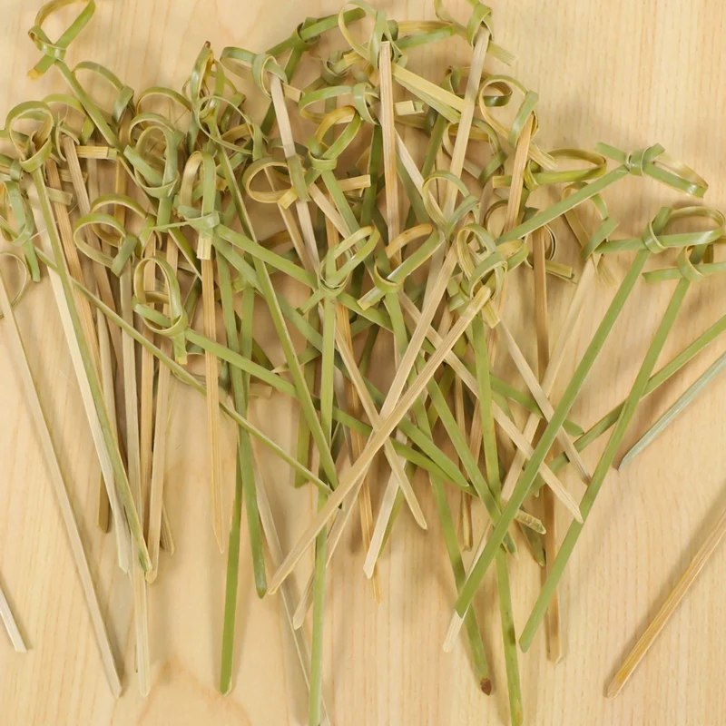 500Pack Bamboo Cocktail Picks Toothpicks Skewers For Appetizers 4 Inch