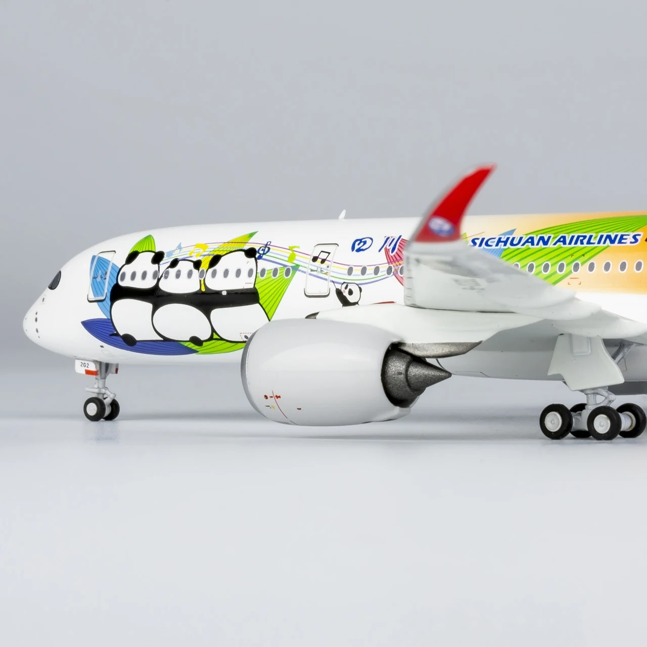 39081 Коллекционный самолет из сплава в подарок модель NG 1:400 Sichuan Airlines Airbus A350-900 литая